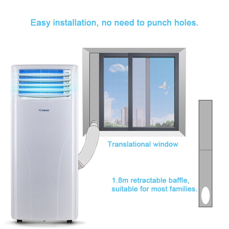 Ventilateur de climatisation domestique portable avec télécommande