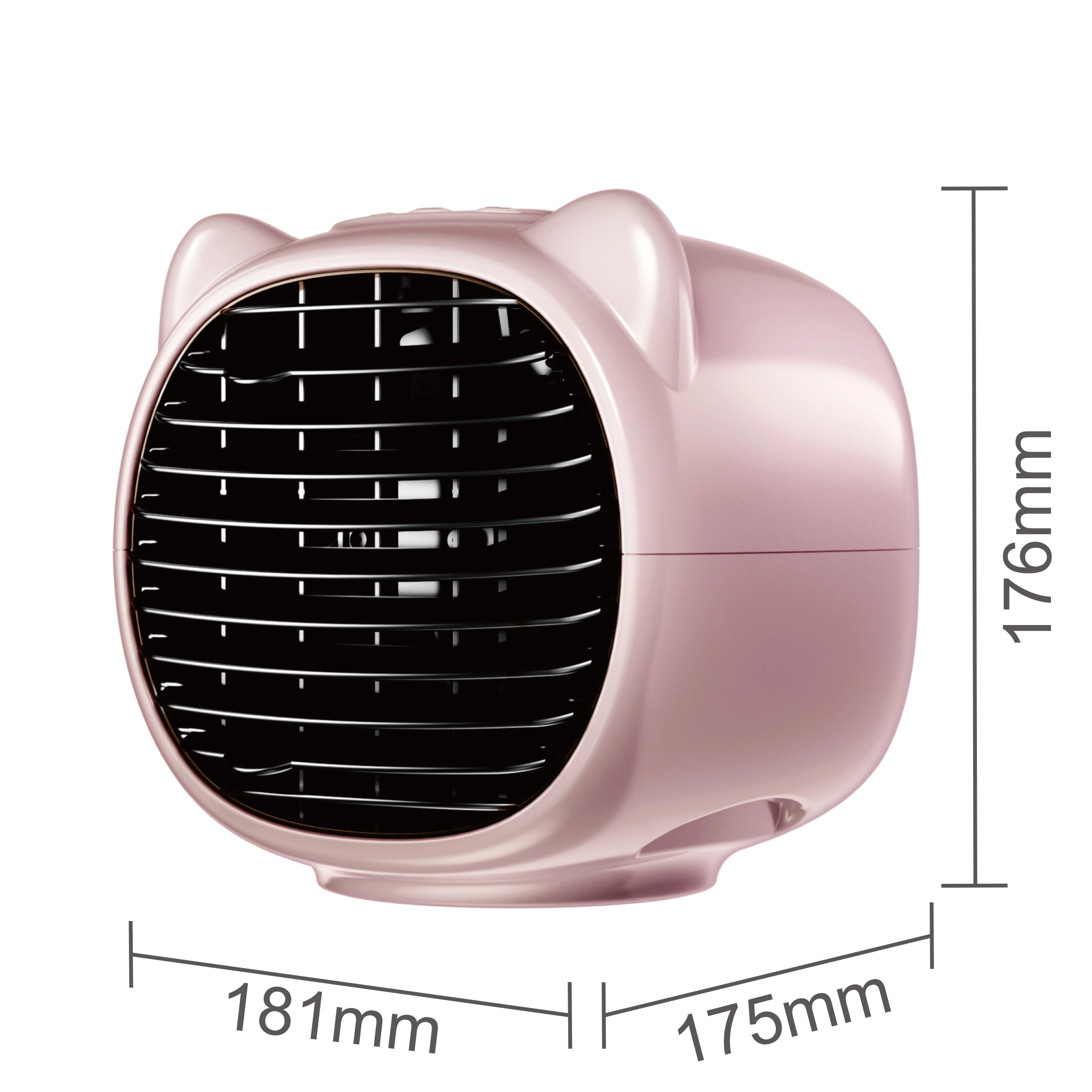 Refroidisseur d'air évaporatif mobile d'entreprise à domicile de ventilateur de climatiseur portatif permanent à CA mini